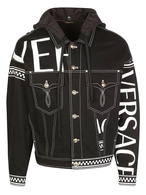 versace collection mens sport jacket|Versace denim jacket.